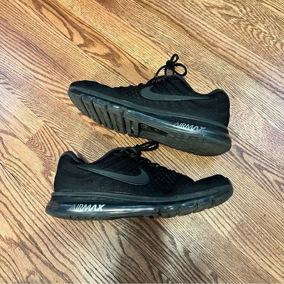 Nike Air Max 2017 Triple Black Running Shoes - Size 11 - Picture 14 of 14